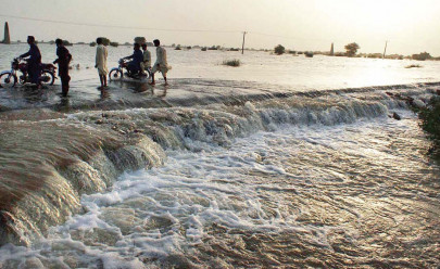 240 villages in bhan saeedabad submerged