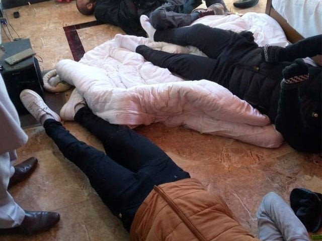 all four tourists were found unconscious in a hotel in murree photo express all four tourists were found unconscious in a hotel in murree photo express