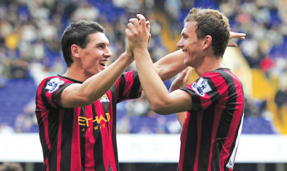 four star dzeko demolishes spurs