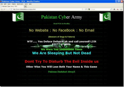 tit for tat indiandefence com hacked to avenge defence pk defacement