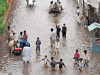 flash floods damage crops houses in k p