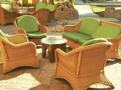 outdoor furniture connecting with nature