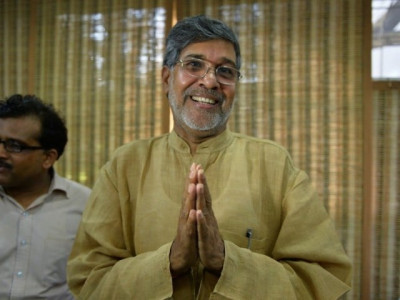 gandhiji would have been proud of you kailash satyarthi