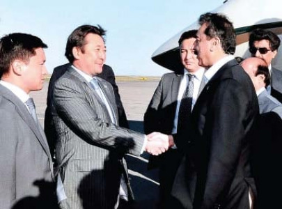bilateral ties gilani arrives in kazakhstan
