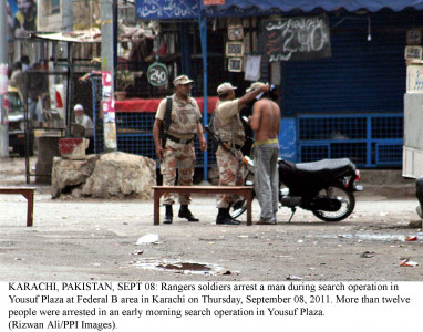rangers operation 2 target killers arrested in karachi