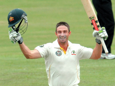 marsh hussey hit hundreds on rain marred day