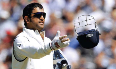 we are not down and out dhoni