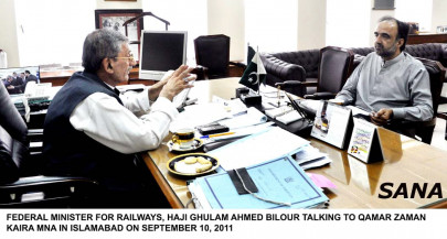 assistance package bilour says crisis in railways to end in four months