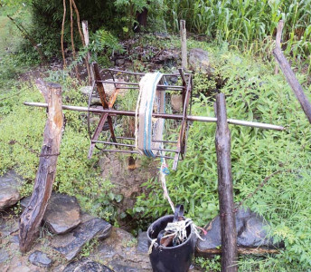 in swat the remains of an ancient castle disappearing due to neglect