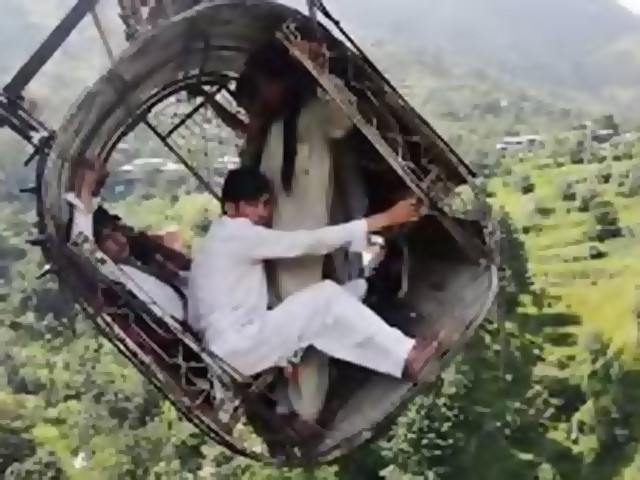 Authorities inspecting the Havelian chairlift infrastructure