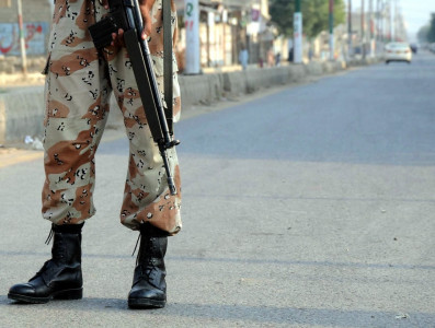 rangers operation 100 suspects rounded up in karachi