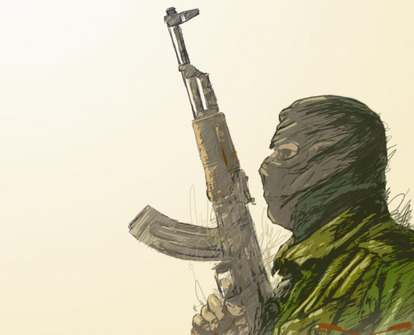 checkpoint clash police tribal militia repulse militant attack in bara