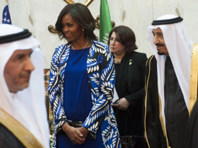 did america make a bigger deal about michelle obama being unveiled than saudi did america make a bigger deal about michelle obama being unveiled than saudi