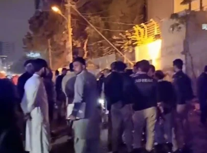 explosion outside ecp office in karachi no casualties reported