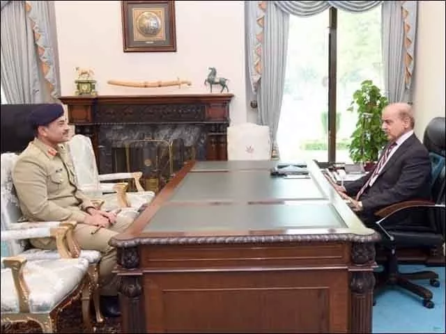 pm shehbaz meeting with coas gen munir