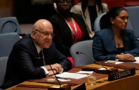 lebanon s caretaker prime minister najib mikati speaks at the united nations security council meeting on the escalation in fighting in lebanon between israel and hezbollah during the united nations general assembly at un headquarters in new york us on september 25 2024 photo reuters