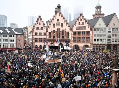 thousands protest in germany