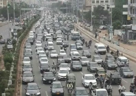 major thoroughfares including sharea faisal closed for traffic