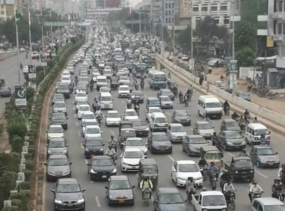 major thoroughfares including sharea faisal closed for traffic