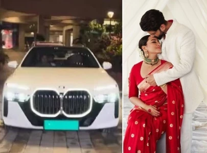 sonakshi sinha gets bmw i7 from husband zaheer iqbal sonakshi sinha gets bmw i7 from husband zaheer iqbal
