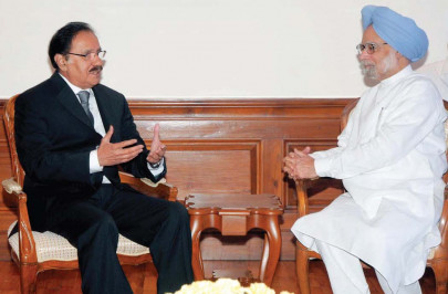 forging trade ties amin fahim meets indian pm in delhi