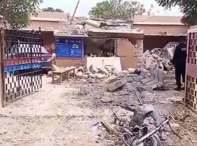 at least eight injured in heat triggered grenade blast at jamshoro police station