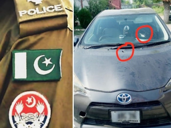 female sub inspector s vehicle attacked near nowshera