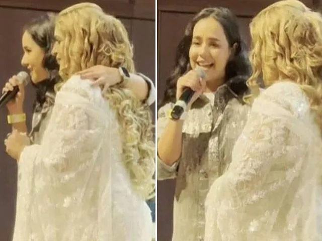 watch indian singer sunanda sharma surprises fans at pakistani singer naseebo lal s uk concert watch indian singer sunanda sharma surprises fans at pakistani singer naseebo lal s uk concert