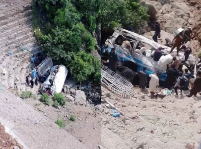 at least 25 dead as passenger bus plunges into ravine on rawalakot to rawalpindi route