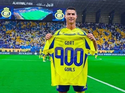 ronaldo celebrates 900th career goal receives tribute from al nassr