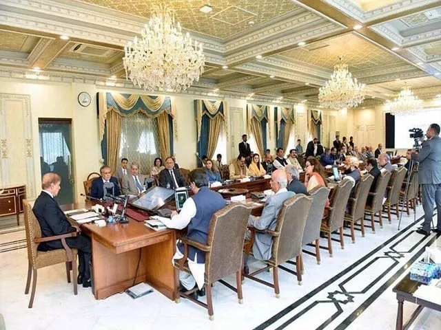 pm shehbaz convenes cabinet meeting to approve constitutional amendments draft