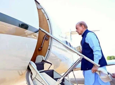 pm shehbaz lands in london en route to us for unga session