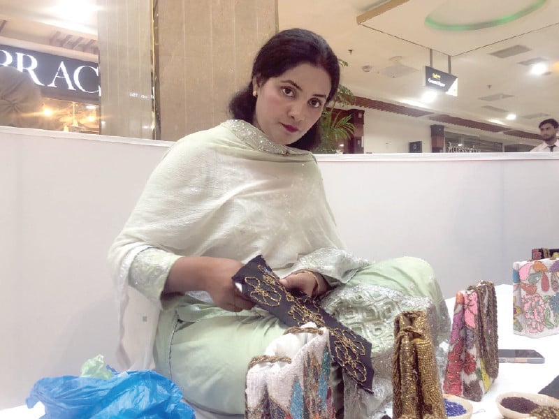 saima who learned the skill from her mother and grandmother has made it both her passion and her livelihood photo express