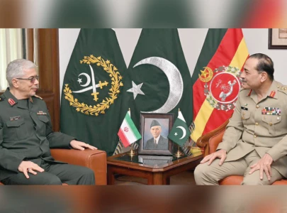 top iranian general holds crucial talks at ghq top iranian general holds crucial talks at ghq
