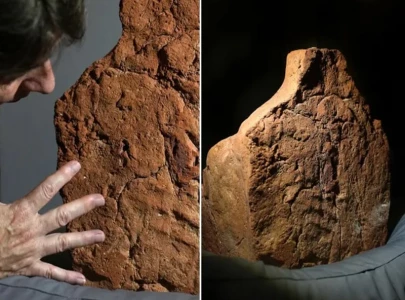 uk museum finds ancient handprint on egypt tomb