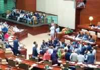 opposition blasts govt s no show in budget session