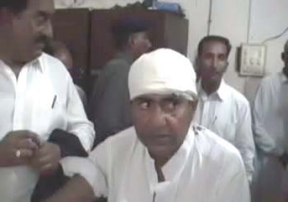 makeshift arrangements sanghar judge hit on the head as courtroom ceiling collapses