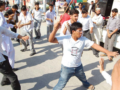 students protest in gujranwala gujrat