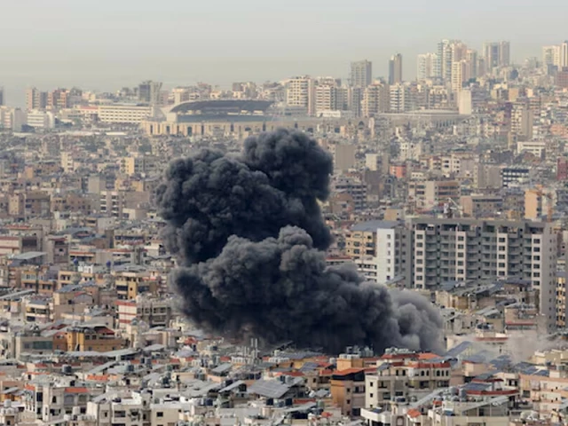 smoke billows over beirut s southern suburbs following israeli strike after issuing an evacuation warning for the area as seen from baabda lebanon on march 28 2025 photo reuters smoke billows over beirut s southern suburbs following israeli strike after issuing an evacuation warning for the area as seen from baabda lebanon on march 28 2025 photo reuters