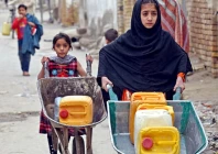 power fault blamed as half of city goes dry