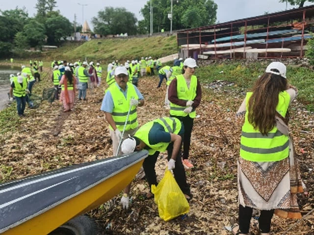 Medical waste found at Rawal Lake