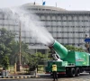 smog guns deployed for processions