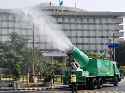 smog guns deployed for processions