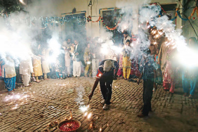 diwali celebrated at two city temples diwali celebrated at two city temples