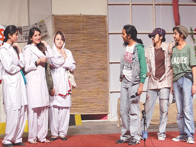 drama competition students portray important issues on stage