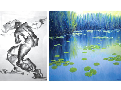 painting exhibition various artists display under a single roof