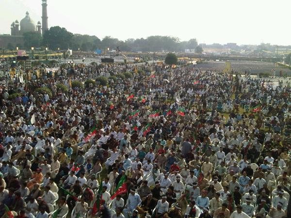 intelligence agencies at pti rally fight over turnout