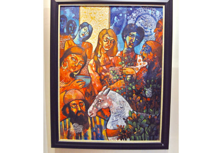 exhibition swirling mysticism and poetry