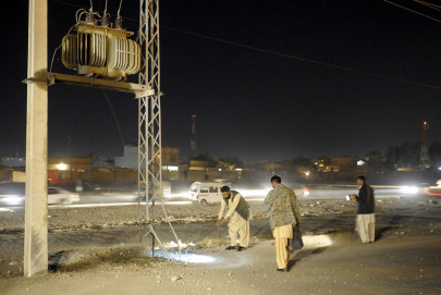 quetta blast takes out power transformer misses people
