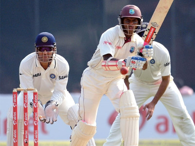 cricket chanderpaul s century rescues west indies in first test cricket chanderpaul s century rescues west indies in first test